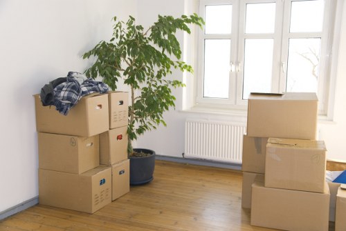 Local moving van service handling a residential relocation in Sudbury
