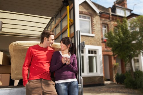 Commercial man and van removals for a small business move in Sudbury