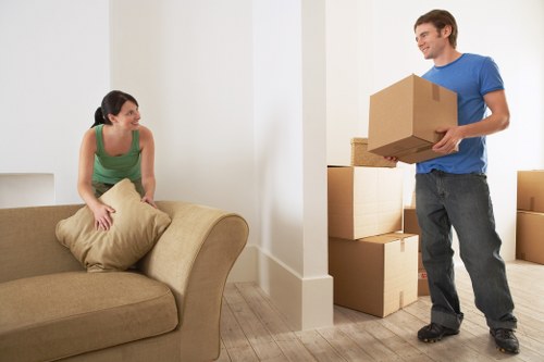 Commercial removals vehicle and equipment for a Sudbury business relocation